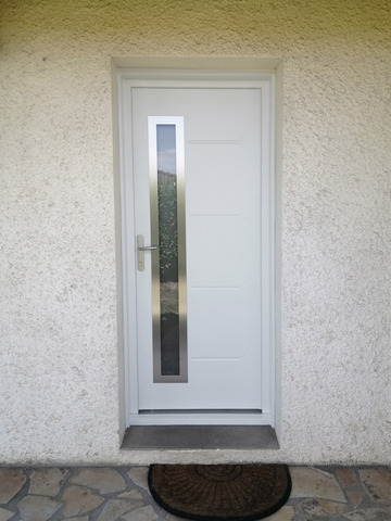 Portes entrée PVC