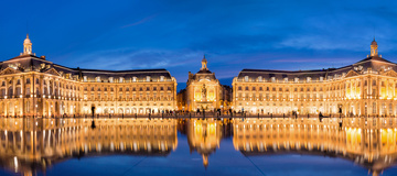 Place de la Bourse à Bordeaux