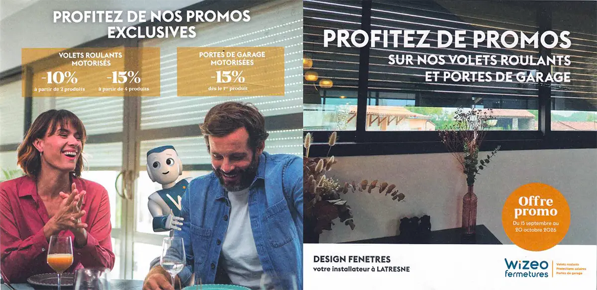 Promotion Design Fenêtres Bordeaux